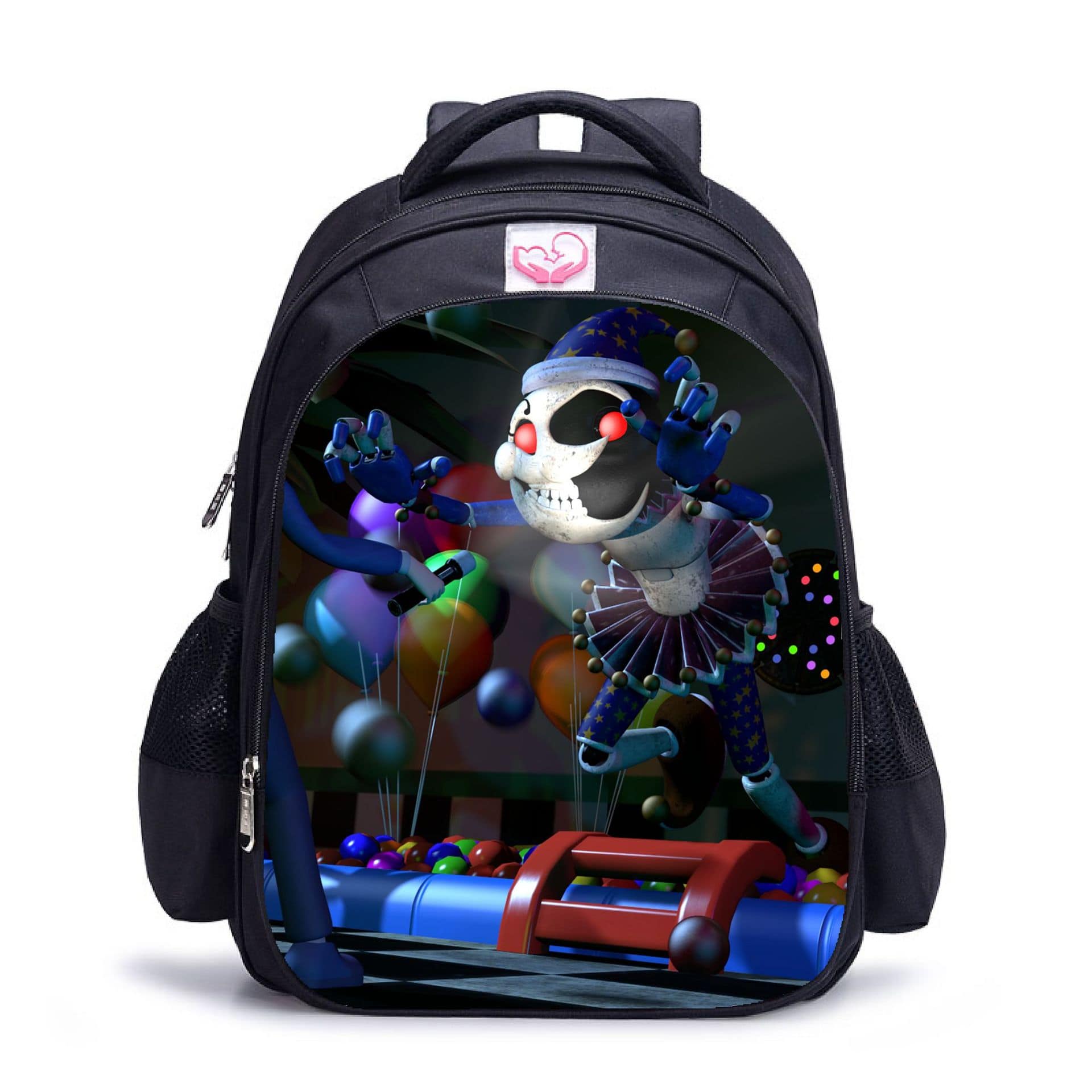 Sundrop and Moondrop double-layer backpack personalized school bag black - Image 12