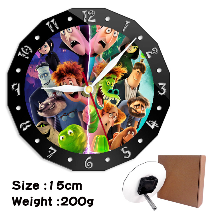 Hotel Transylvania alarm clock wall clock clock decorative clock wall clock 15cm