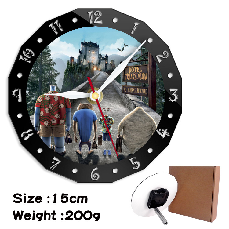 Hotel Transylvania alarm clock wall clock clock decorative clock wall clock 15cm - Image 2