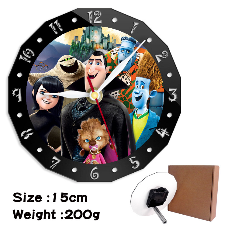 Hotel Transylvania alarm clock wall clock clock decorative clock wall clock 15cm - Image 8