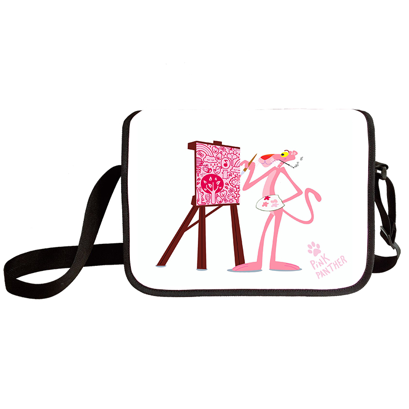 Pink Panther shoulder bag primary and middle school students messenger bag children's make-up bag - Image 15