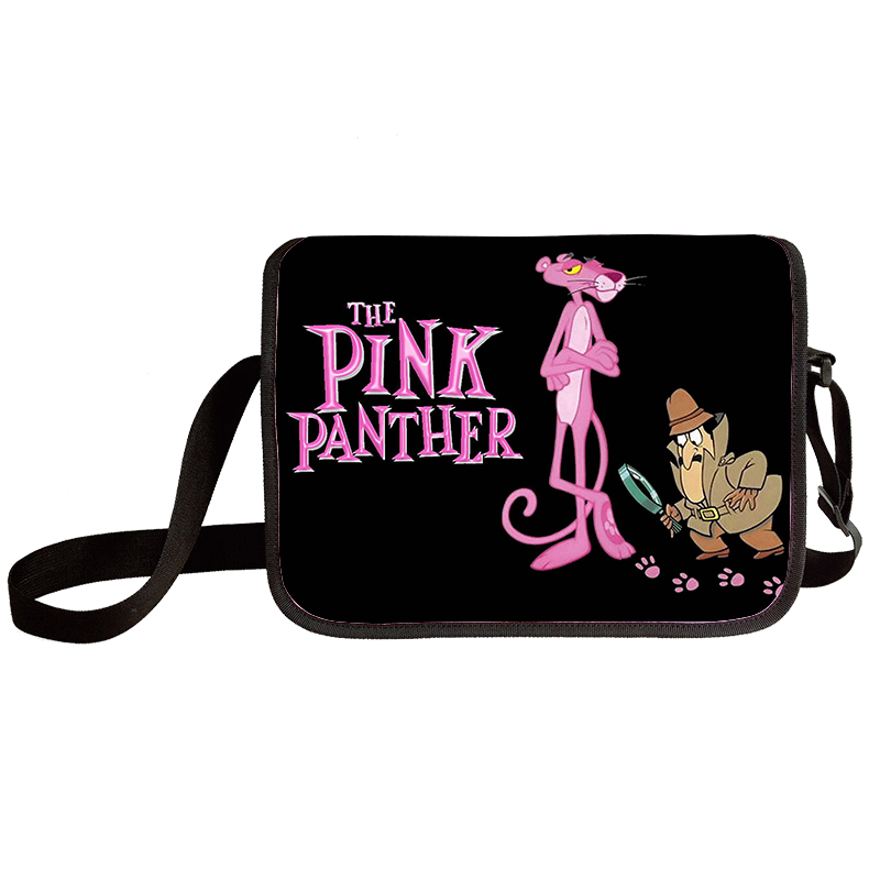 Pink Panther shoulder bag primary and middle school students messenger bag children's make-up bag - Image 18