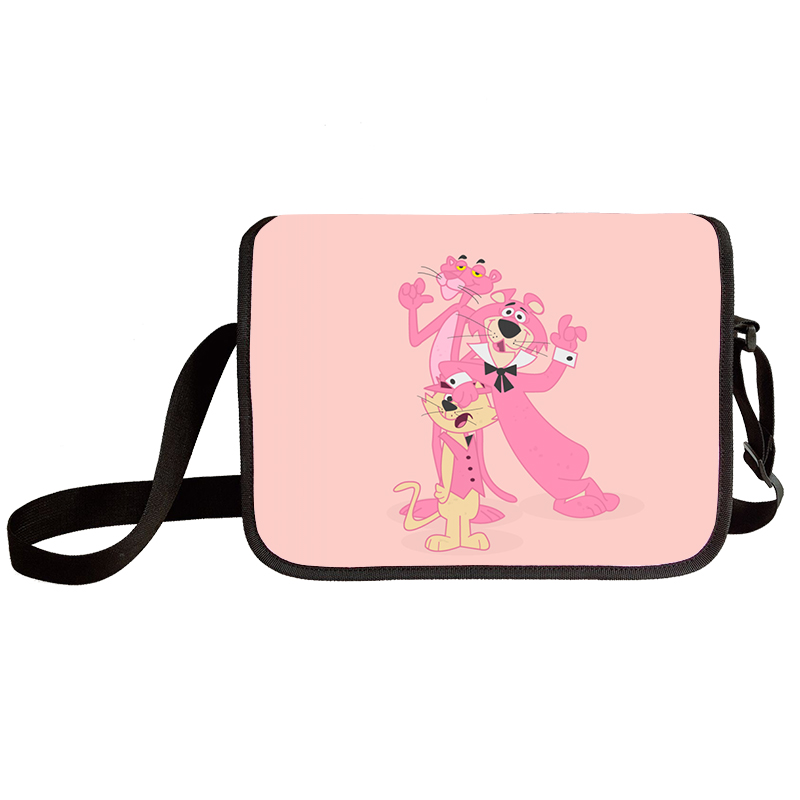 Pink Panther shoulder bag primary and middle school students messenger bag children's make-up bag - Image 21