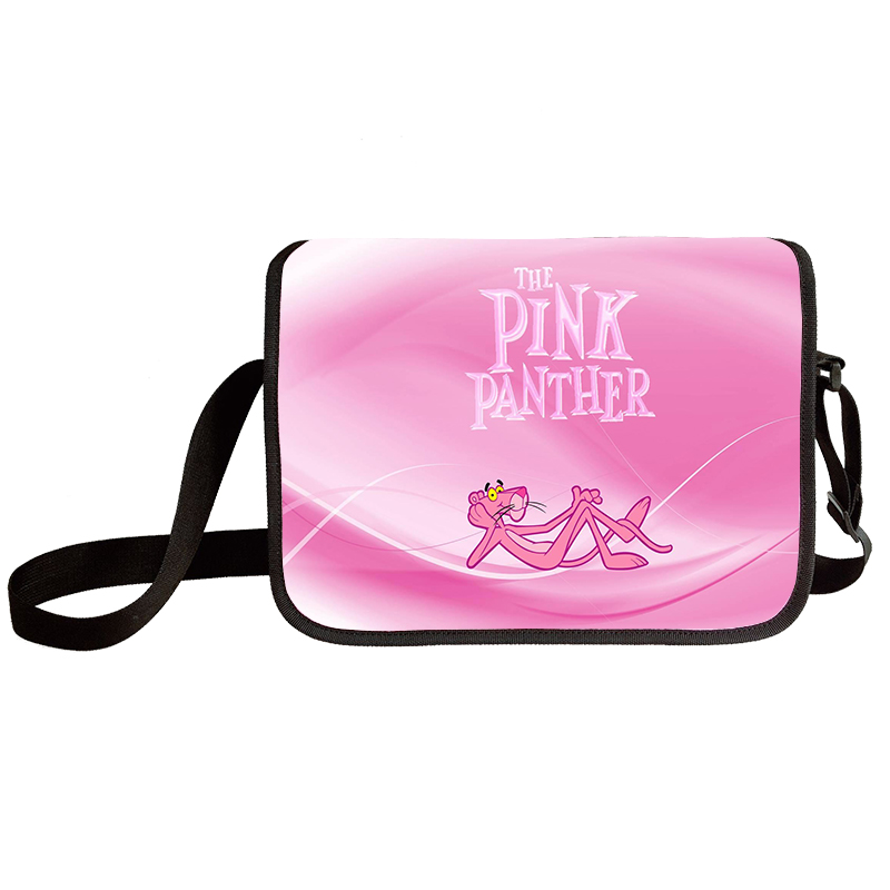 Pink Panther shoulder bag primary and middle school students messenger bag children's make-up bag - Image 22