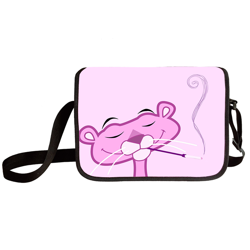 Pink Panther shoulder bag primary and middle school students messenger bag children's make-up bag - Image 26