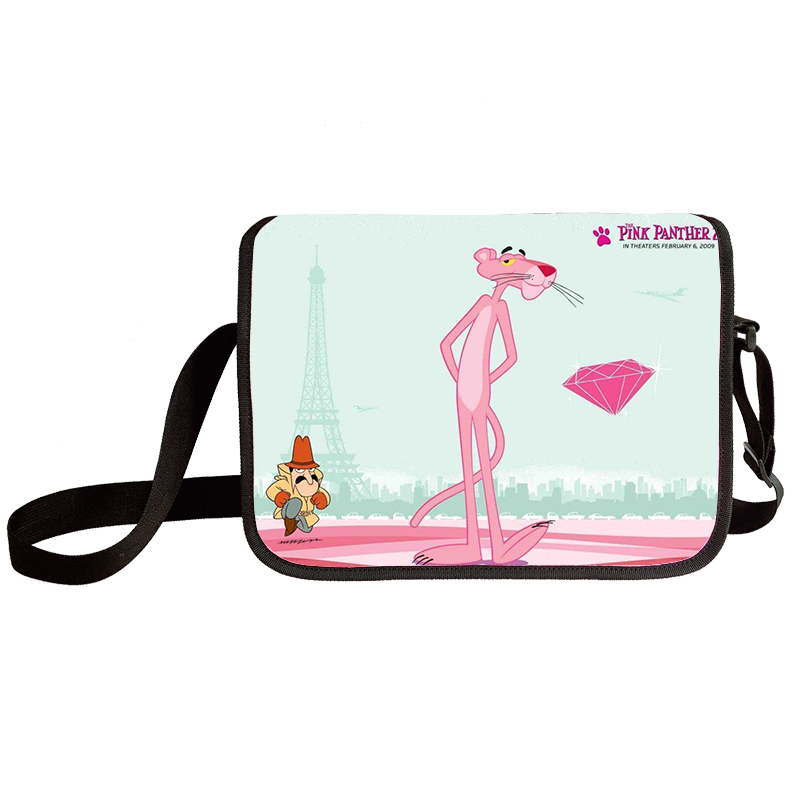 Pink Panther shoulder bag primary and middle school students messenger bag children's make-up bag - Image 27