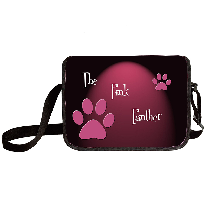 Pink Panther shoulder bag primary and middle school students messenger bag children's make-up bag - Image 29