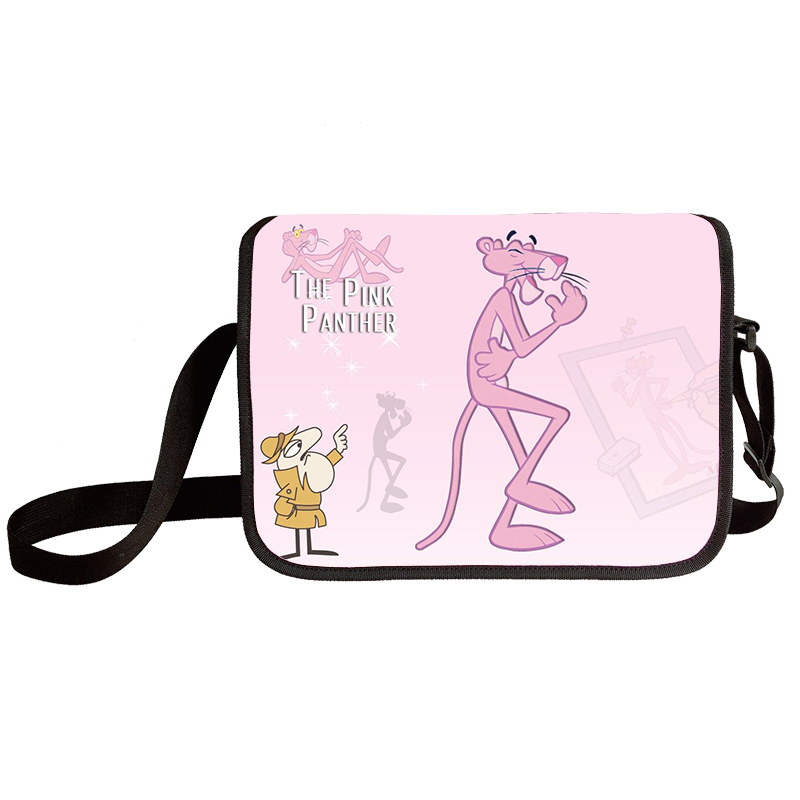 Pink Panther shoulder bag primary and middle school students messenger bag children's make-up bag - Image 32