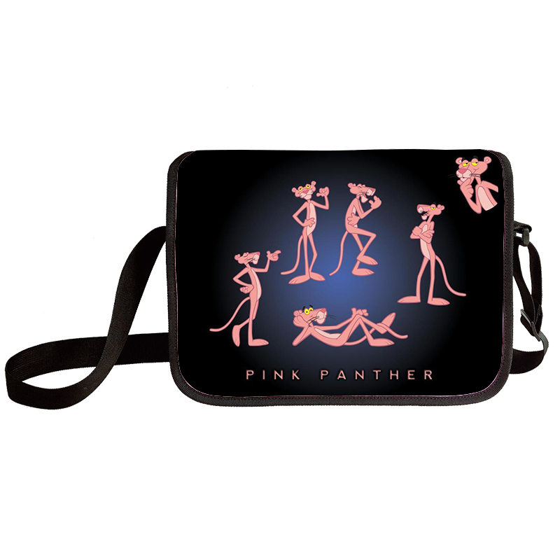 Pink Panther shoulder bag primary and middle school students messenger bag children's make-up bag - Image 30