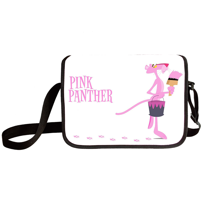 Pink Panther shoulder bag primary and middle school students messenger bag children's make-up bag - Image 31
