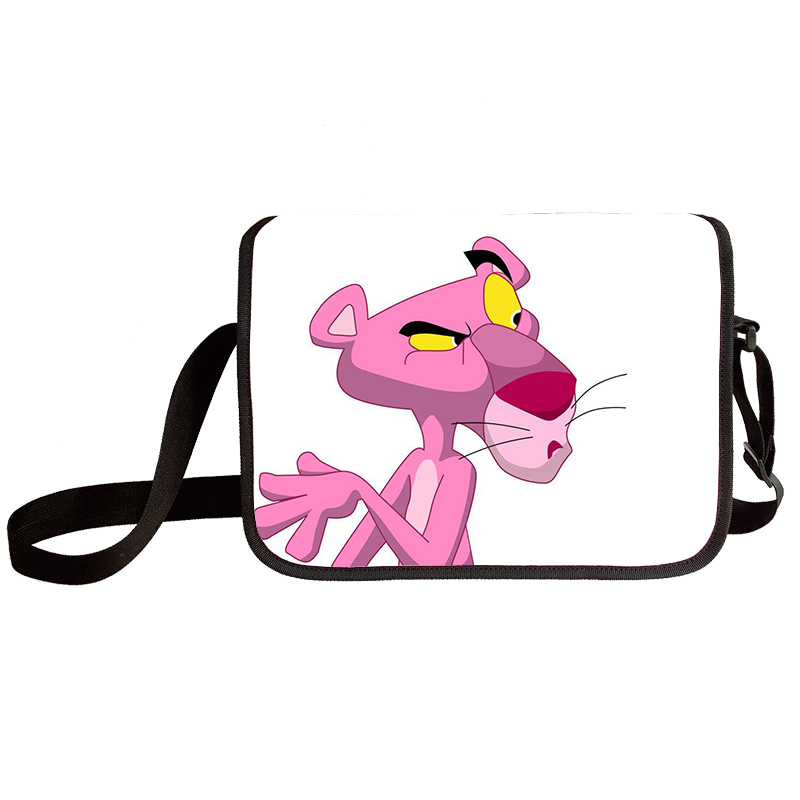 Pink Panther shoulder bag primary and middle school students messenger bag children's make-up bag - Image 2