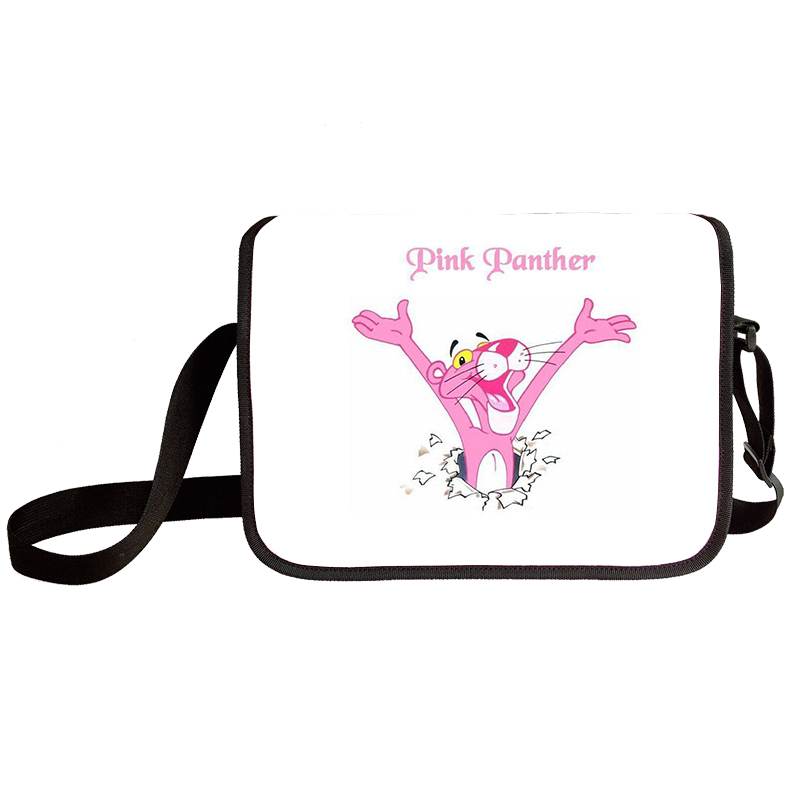 Pink Panther shoulder bag primary and middle school students messenger bag children's make-up bag - Image 4