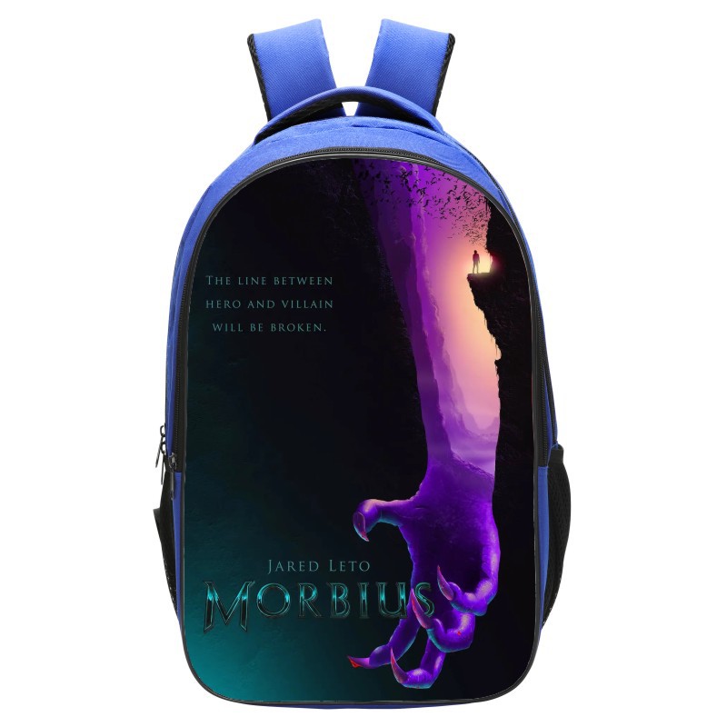 Morbius Backpack School Bag Blue