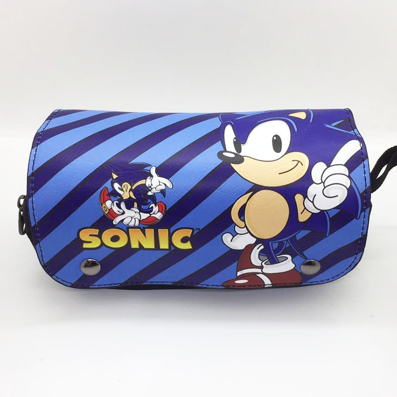 Hedgehog double zipper pencil case student general large capacity study stationery box - Image 10
