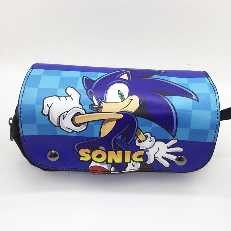 Hedgehog double zipper pencil case student general large capacity study stationery box - Image 11