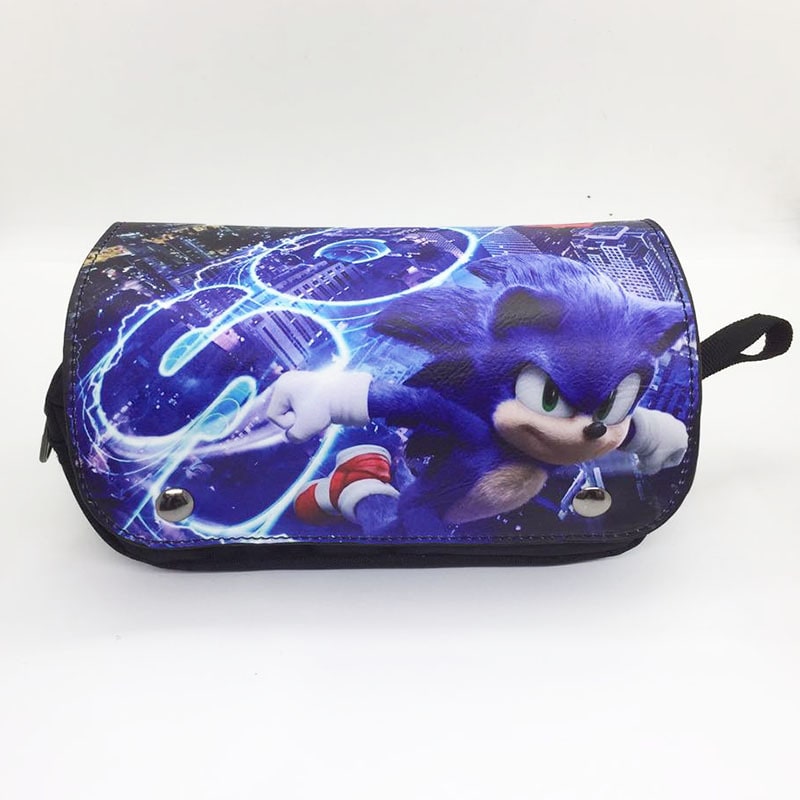 Hedgehog double zipper pencil case student general large capacity study stationery box - Image 14