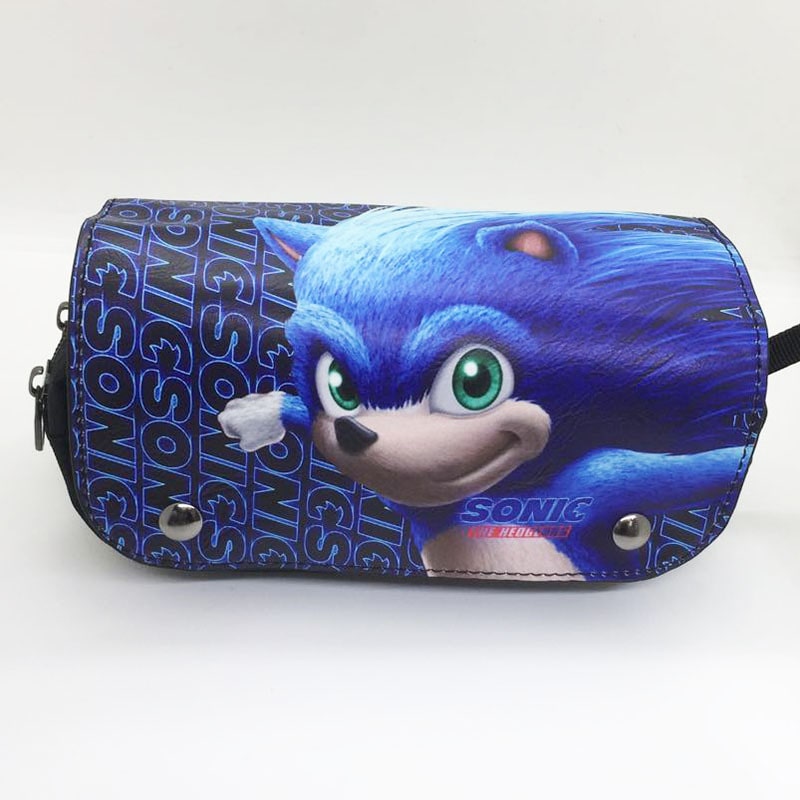 Hedgehog double zipper pencil case student general large capacity study stationery box - Image 15