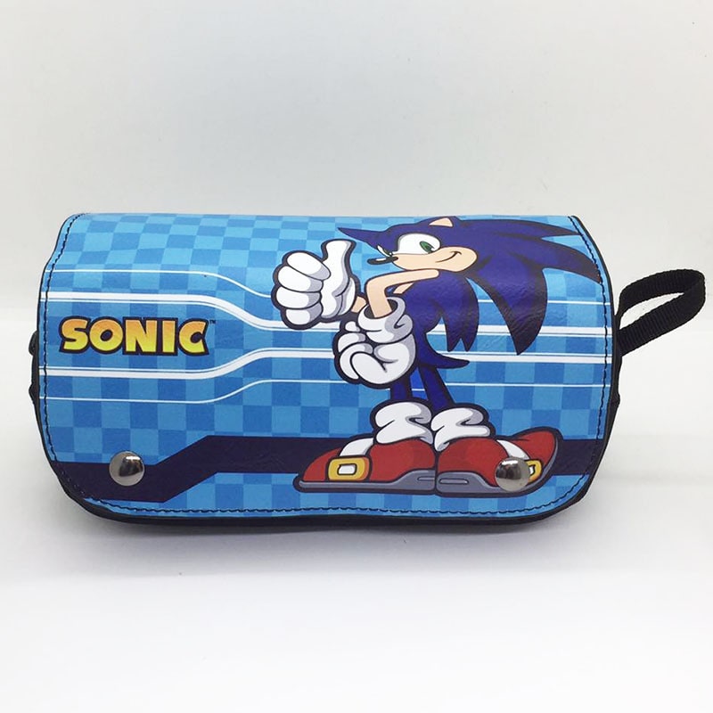 Hedgehog double zipper pencil case student general large capacity study stationery box - Image 16