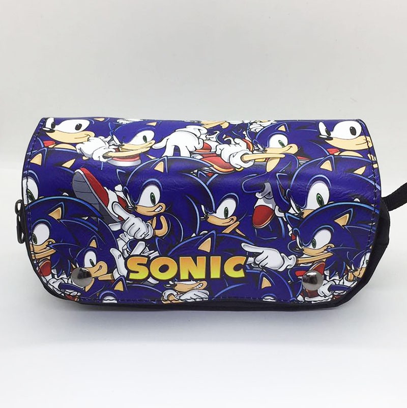 Hedgehog double zipper pencil case student general large capacity study stationery box - Image 17