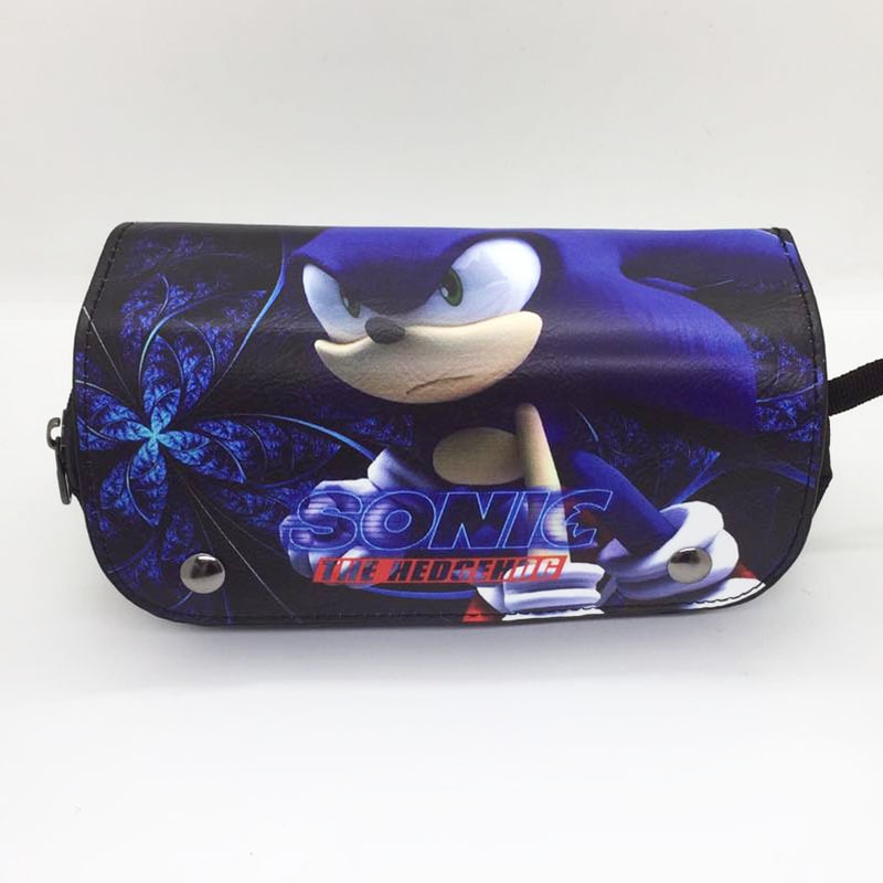 Hedgehog double zipper pencil case student general large capacity study stationery box - Image 9