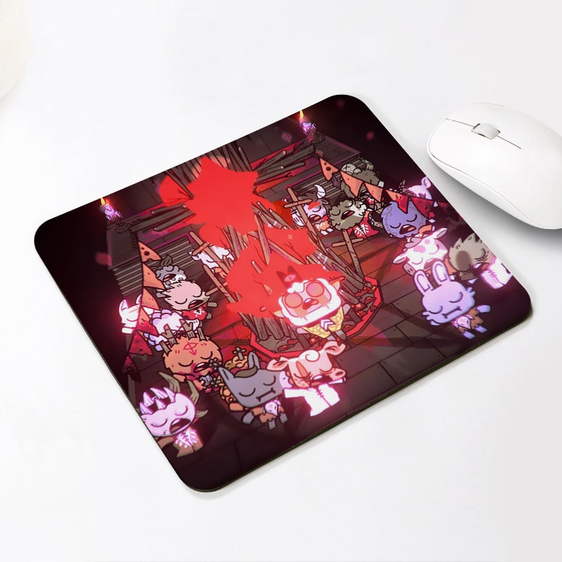 Cult of the Lamb Cartoon Mouse Pad Gift - Image 3