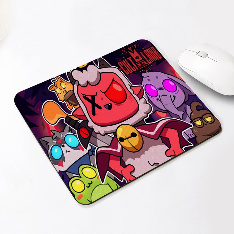 Cult of the Lamb Cartoon Mouse Pad Gift - Image 17