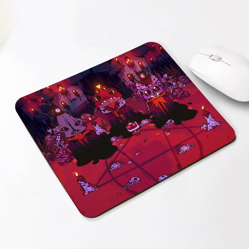 Cult of the Lamb Cartoon Mouse Pad Gift - Image 19