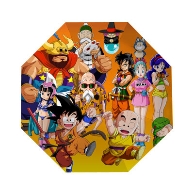 Dragon Ball Foldable Umbrella For Sunny Rainy Anti-UV Umbrella