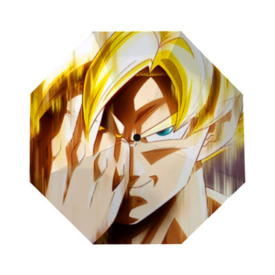 Dragon Ball Foldable Umbrella For Sunny Rainy Anti-UV Umbrella - Image 3