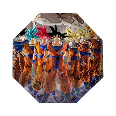 Dragon Ball Foldable Umbrella For Sunny Rainy Anti-UV Umbrella - Image 9