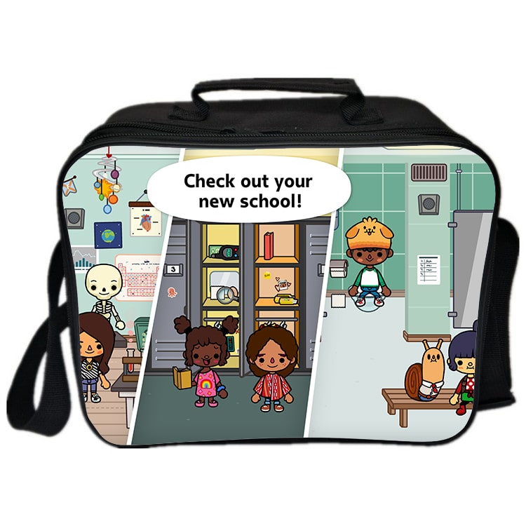 Toca Life World Cooler Bag Insulation Bag Students School Food Storage Box - Image 16
