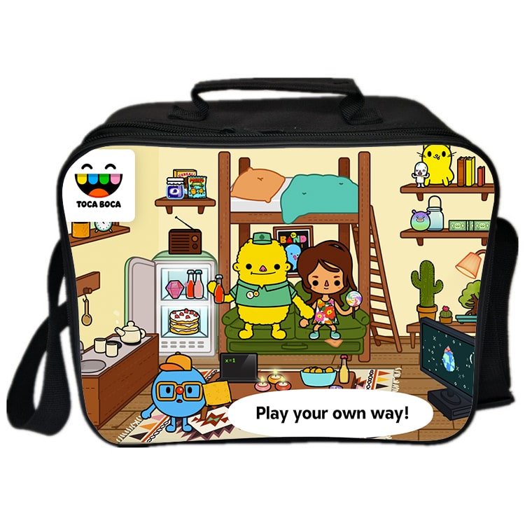Toca Life World Cooler Bag Insulation Bag Students School Food Storage Box - Image 21