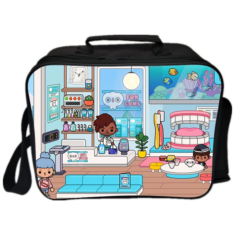 Toca Life World Cooler Bag Insulation Bag Students School Food Storage Box - Image 30
