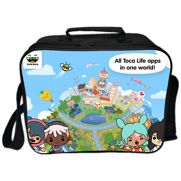 Toca Life World Cooler Bag Insulation Bag Students School Food Storage Box - Image 9