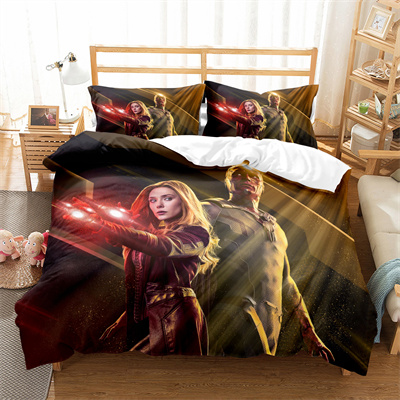 Elizabeth Olsen Comfortable Bedding Three-Piece Soft and Breathable Duvet Cover Gift - Image 10