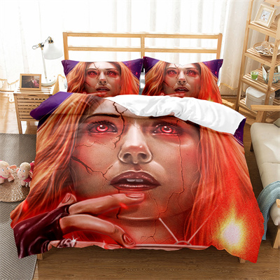 Elizabeth Olsen Comfortable Bedding Three-Piece Soft and Breathable Duvet Cover Gift - Image 11