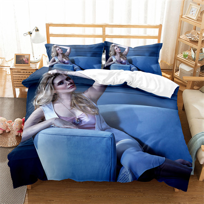 Elizabeth Olsen Comfortable Bedding Three-Piece Soft and Breathable Duvet Cover Gift - Image 12