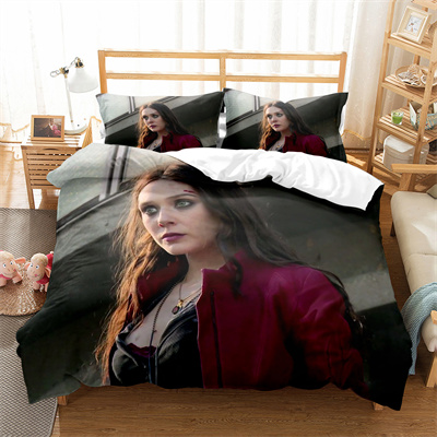 Elizabeth Olsen Comfortable Bedding Three-Piece Soft and Breathable Duvet Cover Gift - Image 13