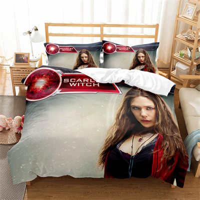 Elizabeth Olsen Comfortable Bedding Three-Piece Soft and Breathable Duvet Cover Gift - Image 15