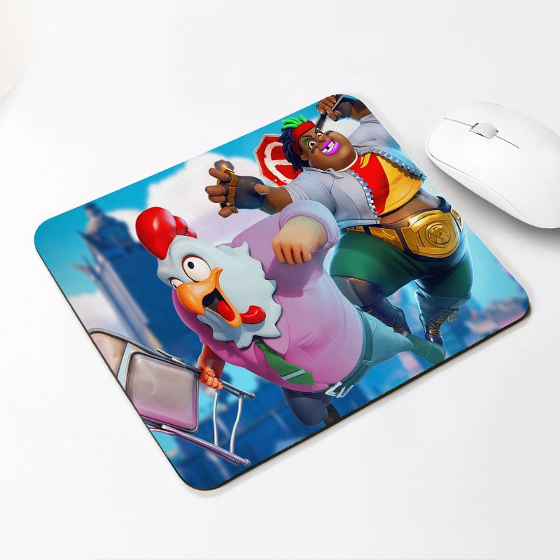 Rumbleverse Pattern Anti-Slip Laptop PC Gaming Mouse Pad - Image 4