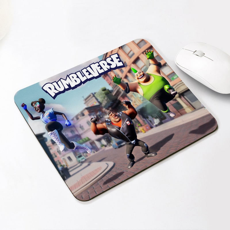 Rumbleverse Pattern Anti-Slip Laptop PC Gaming Mouse Pad - Image 8