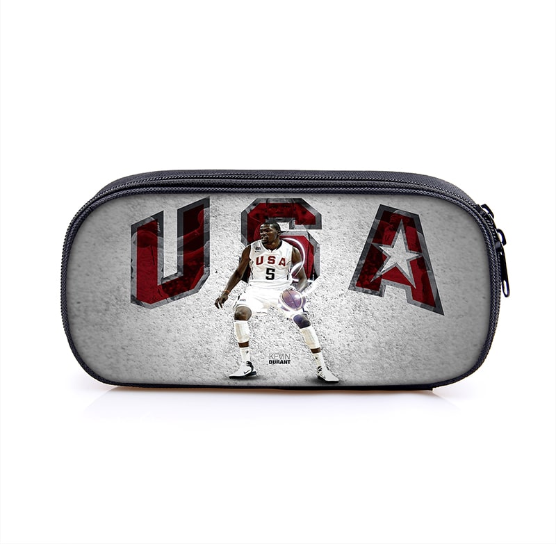 Kevin Durant Large Pencil Case Purse Storage Bags Multifunction Cosmetic Bag - Image 34