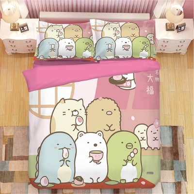 Sumikkogurashi Comfortable Bedding Three-Piece Soft and Breathable Duvet Cover - Image 16