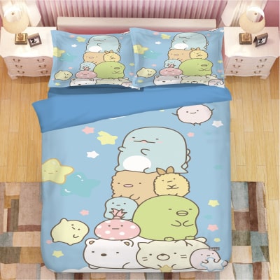 Sumikkogurashi Comfortable Bedding Three-Piece Soft and Breathable Duvet Cover - Image 18