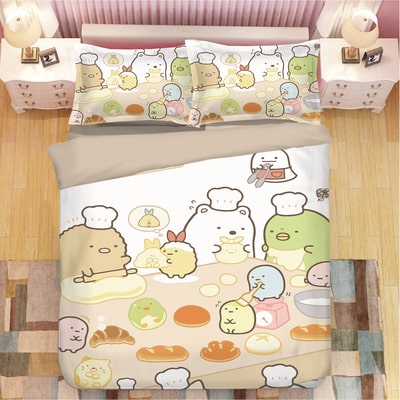 Sumikkogurashi Comfortable Bedding Three-Piece Soft and Breathable Duvet Cover - Image 2