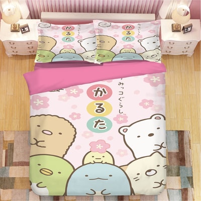 Sumikkogurashi Comfortable Bedding Three-Piece Soft and Breathable Duvet Cover - Image 21