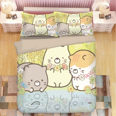 Sumikkogurashi Comfortable Bedding Three-Piece Soft and Breathable Duvet Cover - Image 24