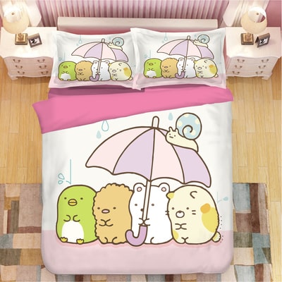 Sumikkogurashi Comfortable Bedding Three-Piece Soft and Breathable Duvet Cover - Image 8