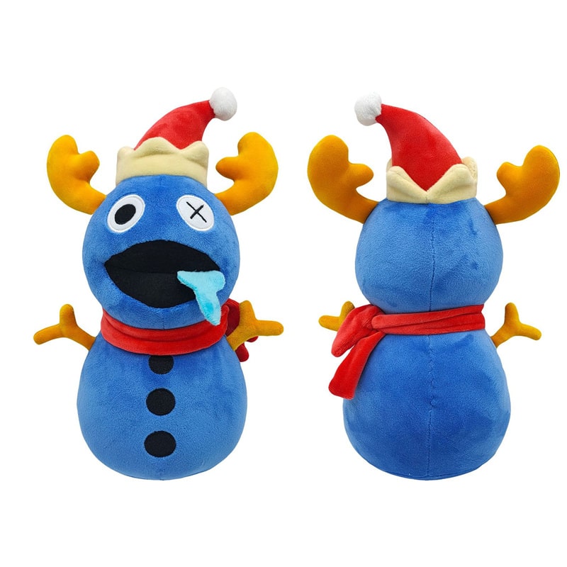 Rainbow Friends Christmas Blue Stuffed Plush Toy - giftcartoon