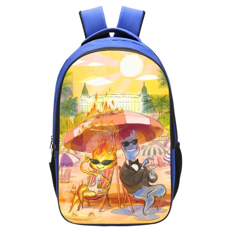 Elemental Backpack School Bag Blue - Image 14